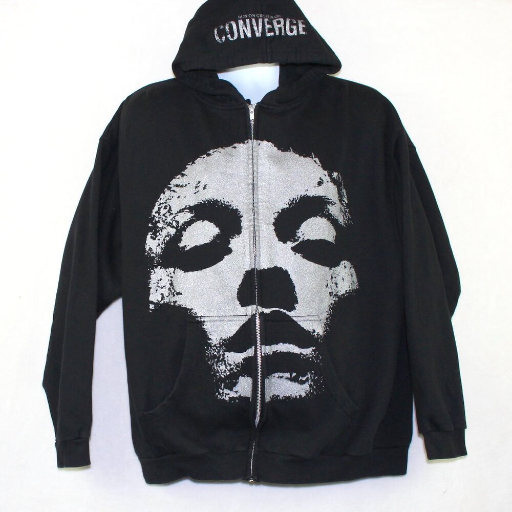 Converge Jane Doe Zip Up Hooded Sweatshirt Mens XLarge